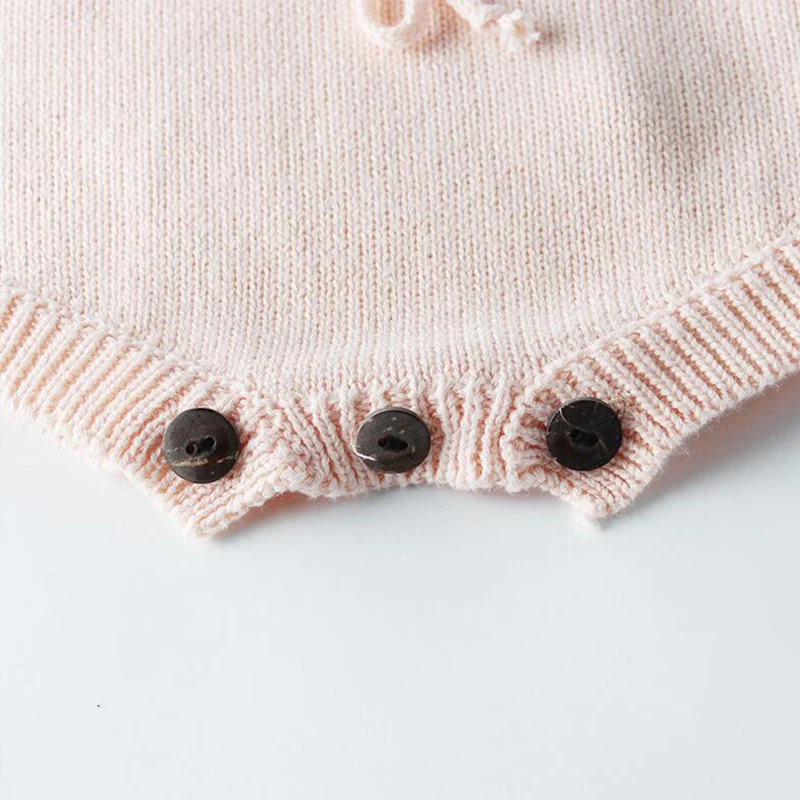 Модный Вязаный комбинезон для новорожденных Одежда маленьких мальчиков и