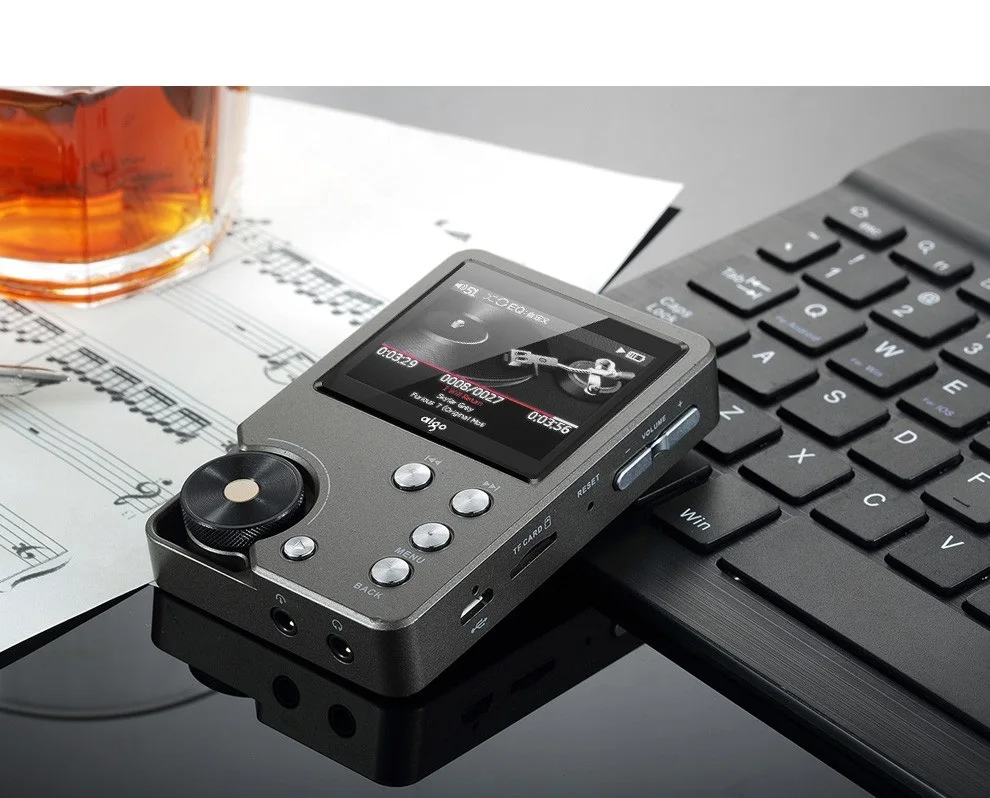 Оригинальный Цифровой музыкальный плеер Aigo Hi res Hifi Flac портативный mp3 мини без