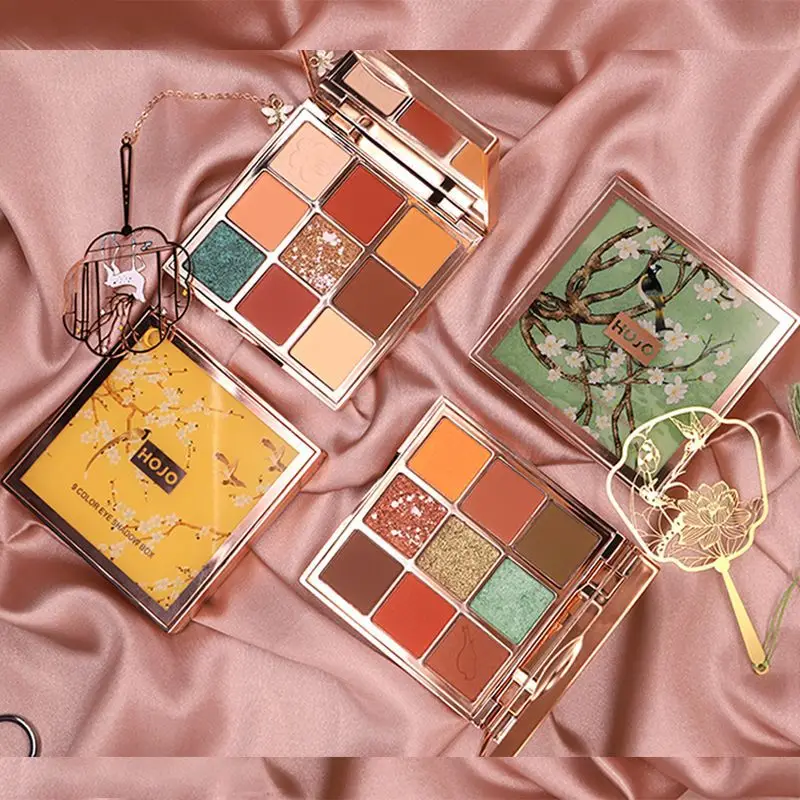 HOJO дымчатый макияж природного цвета стойкие тени для век против размазывания