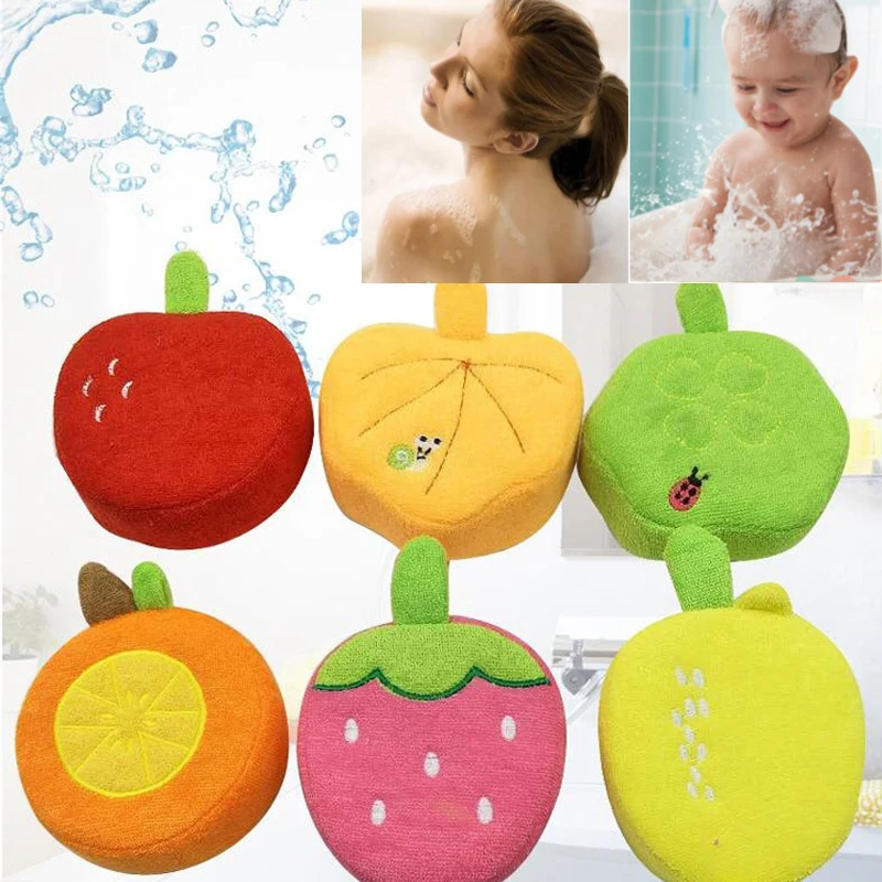 Симпатичная детская мультяшная мягкая губка для ванны пуховка пудры продукт