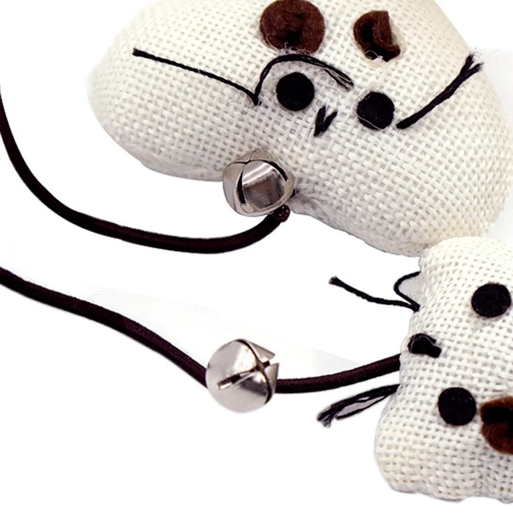 

Pet Cat Feather Wood Rod Mouse Toy With Mini Bell Cat Catcher Teaser Wooden Stick Cat Interactive Cartoon Pet Cat Teaser Toys