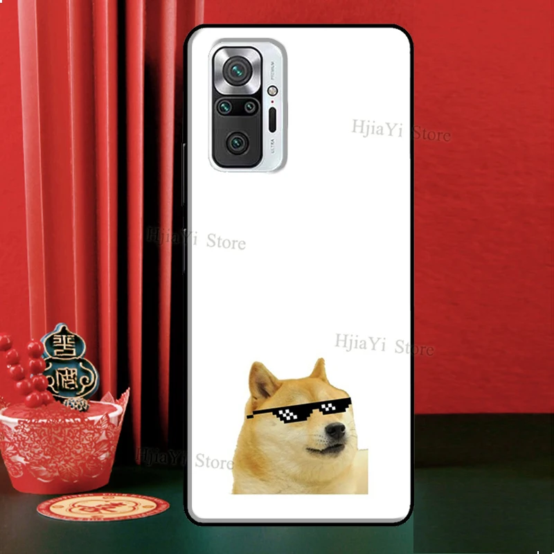 Чехол Doge Meme Kabosu для Xiaomi Redmi Note 12 Pro 11 9 8 10 9S 10S 11S 12S 12C 9C 10A 10C чехол |