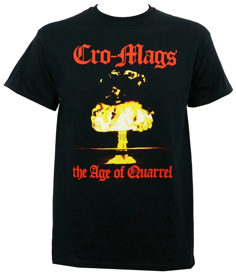 Футболка для мужчин с коротким рукавом Cro-Mags мужская одежда круглым вырезом