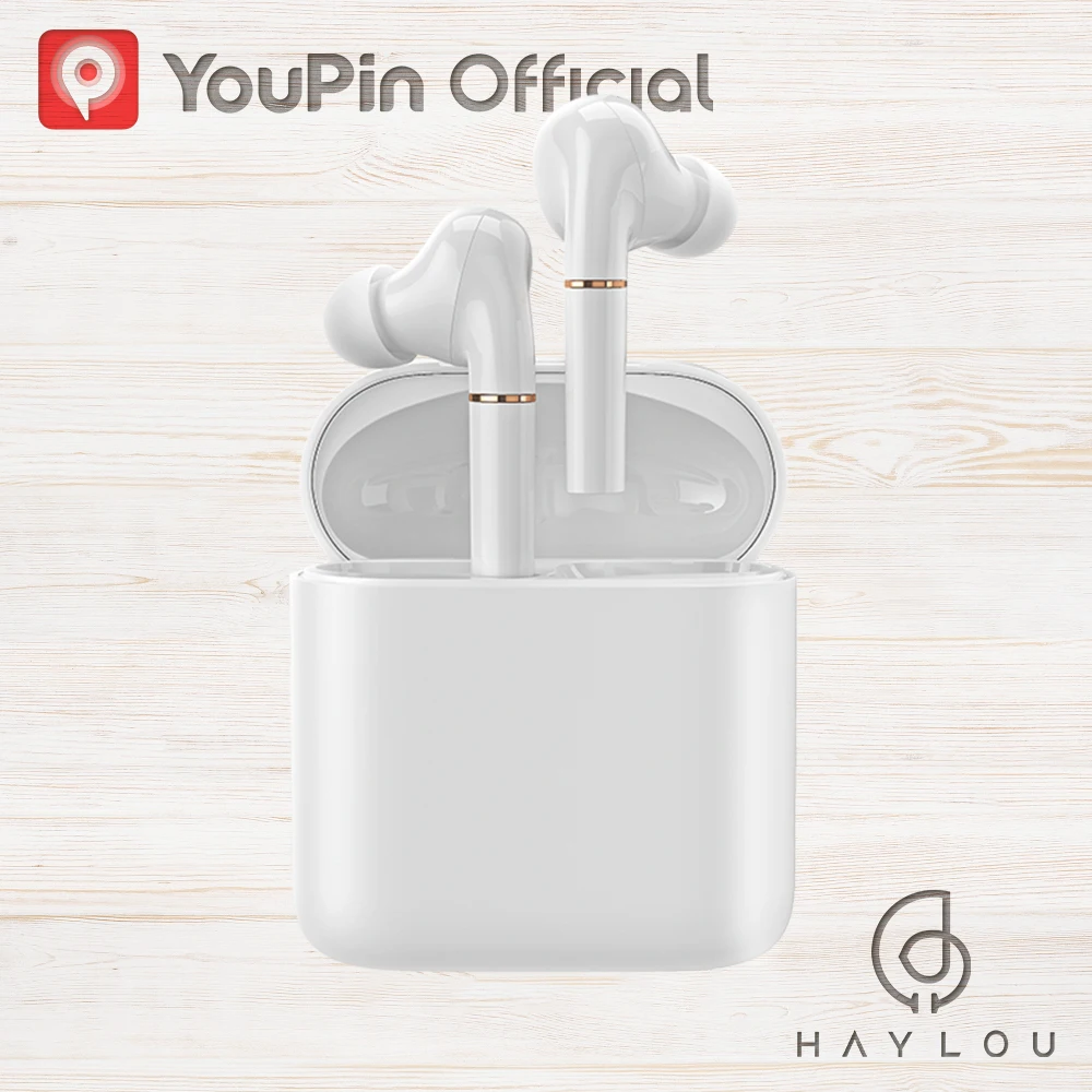 Беспроводные TWS-наушники YouPin Haylou T19 atpX Hi-Fi Qualcomm Bluetooth 5 0 ENC с шумоподавлением