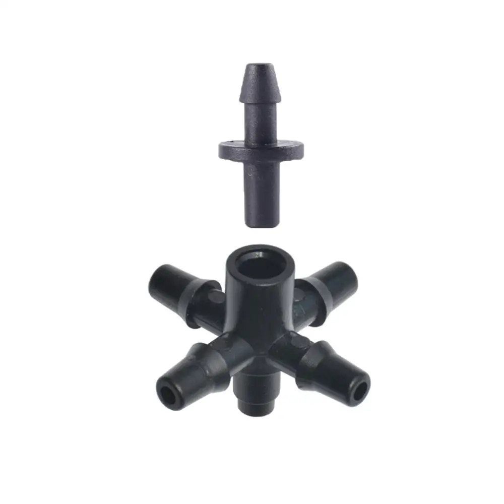 3/5 mm Single Barb Connector Water Quick Coupling Pipe Plastic for Garden Irrigation 3/5mm Hose | Дом и сад
