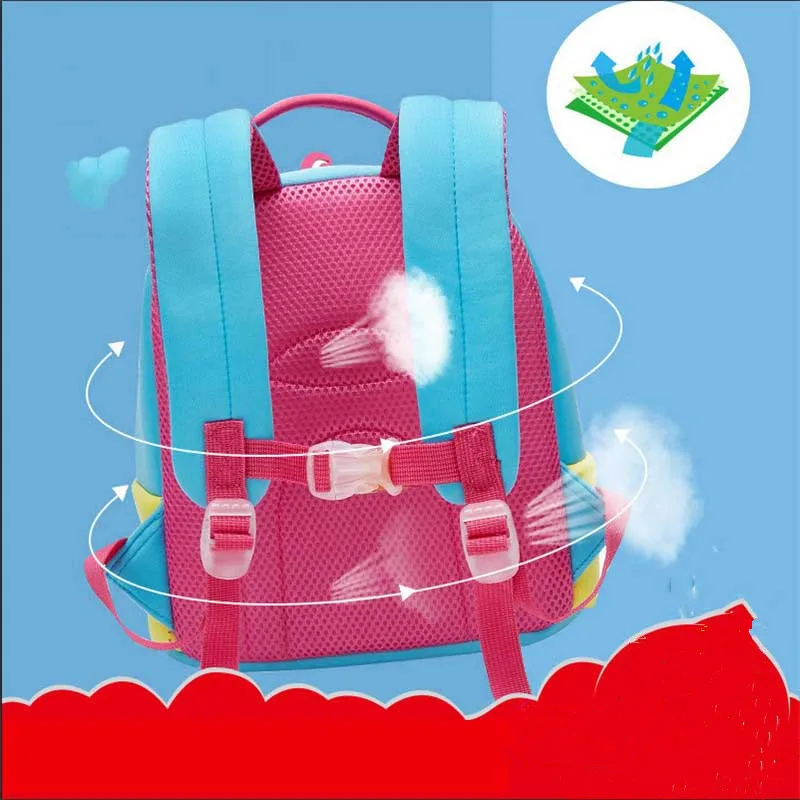 

Kids School Bag Ultralight Children Backpack Cartoon Animal Kindergarten Bags Shoulder Bag for Baby Girl Boy