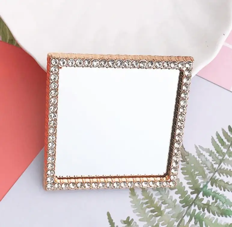 alloy buttons square round of the mirror metal rhinestone pearl button mobile phone accessory wedding diy accessory wholesale free global shipping