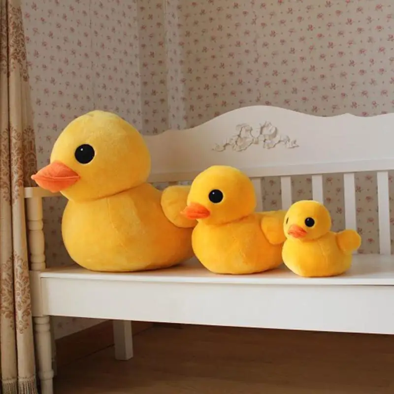 Lovely Cartoon Duck Stuffed Plush Toys Skillful Manufacture Kids Children Cute Shape Superior Quality Hongkong Animal Toy | Игрушки и