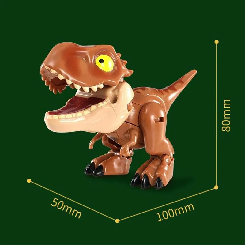 Деформированная игрушка динозавр тираннозавр карнозавр Двойная корона дракон