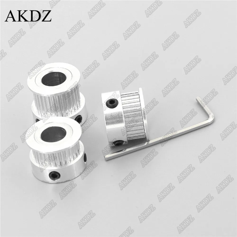 

30 teeth 2GT Timing Pulley Bore 10/12mm for GT2 Open Synchronous belt width 6mm/10mm small backlash 30Teeth 30T