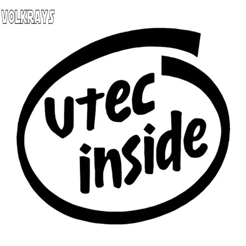 Персонализированные автомобильные наклейки Volkrays забавные буквы Vtec внутренние