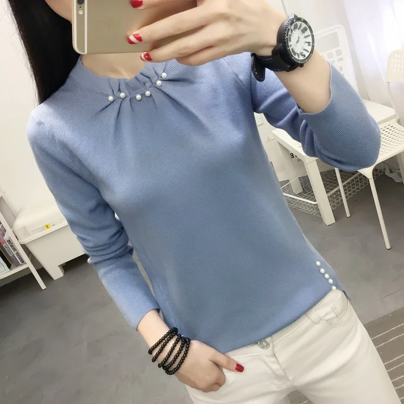 12766 (комната 2 строка 5 2) фотография Нового свитера в реальном времени однотонный