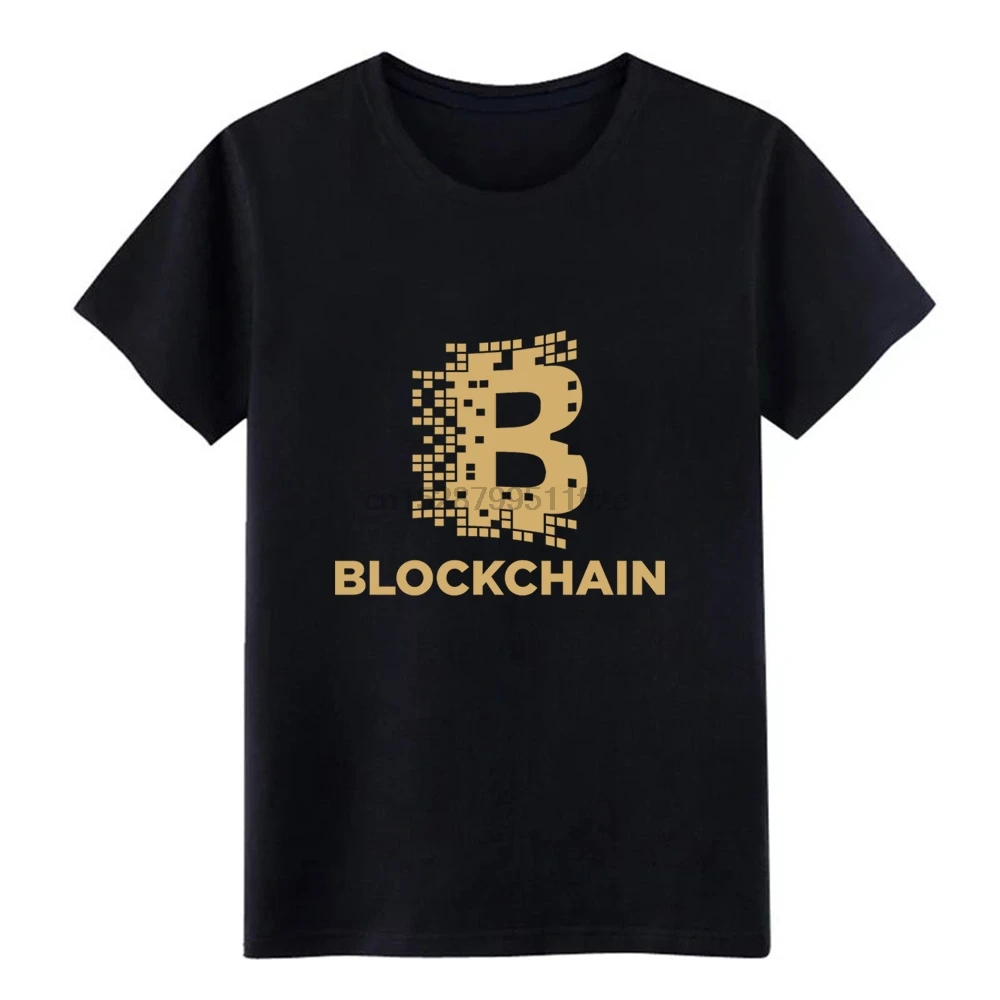Мужская Золотая Футболка с блокчеством дизайнерская хлопковая футболка