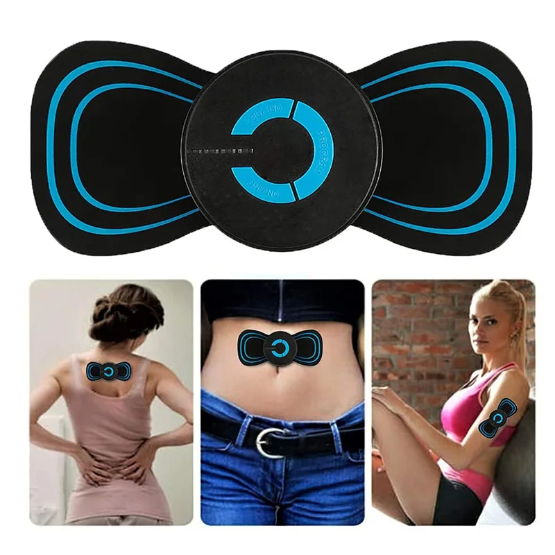 Massage Stickers Portable Mini Electric Neck Back Body Massager USB Health Care Relaxation Tool | Мебель