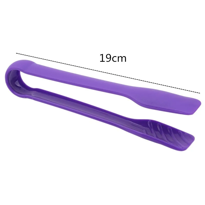 

3pcs PP Food Tong Kitchen Tongs Silicone Non-slip Cooking Clip Clamp BBQ Salad Tools Grill Kitchen Accessories
