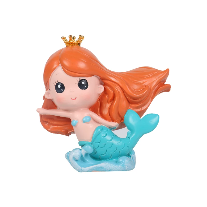 WEIGAO Little Mermaid Party Cake Toppers Happy Birthday Cake Topper Birthday Party Decorations Kids Under the Sea Party Supplies image 5