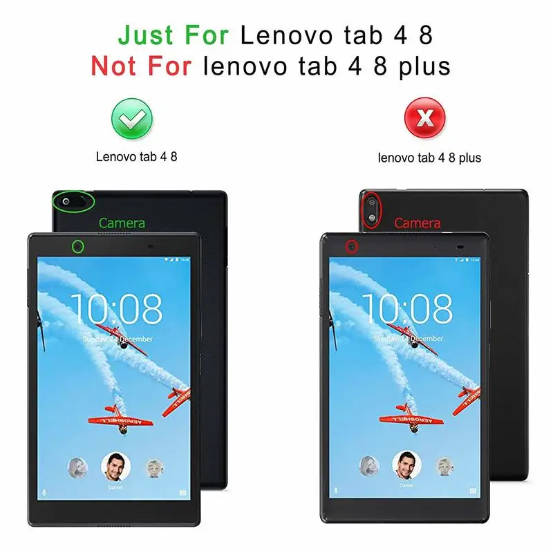 Чехол для Lenovo Tab 4 8 чехол из искусственной кожи планшета Tab4 ТБ 8504x TB 8504F 8504 с