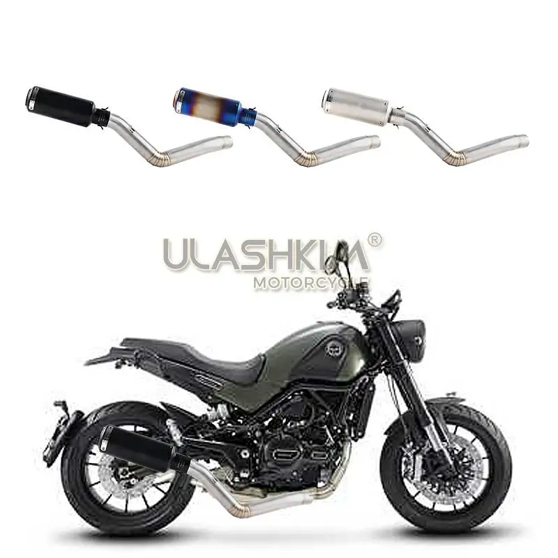 TRK502 мотоцикл глушитель труба гоночная полная выхлопная система средняя