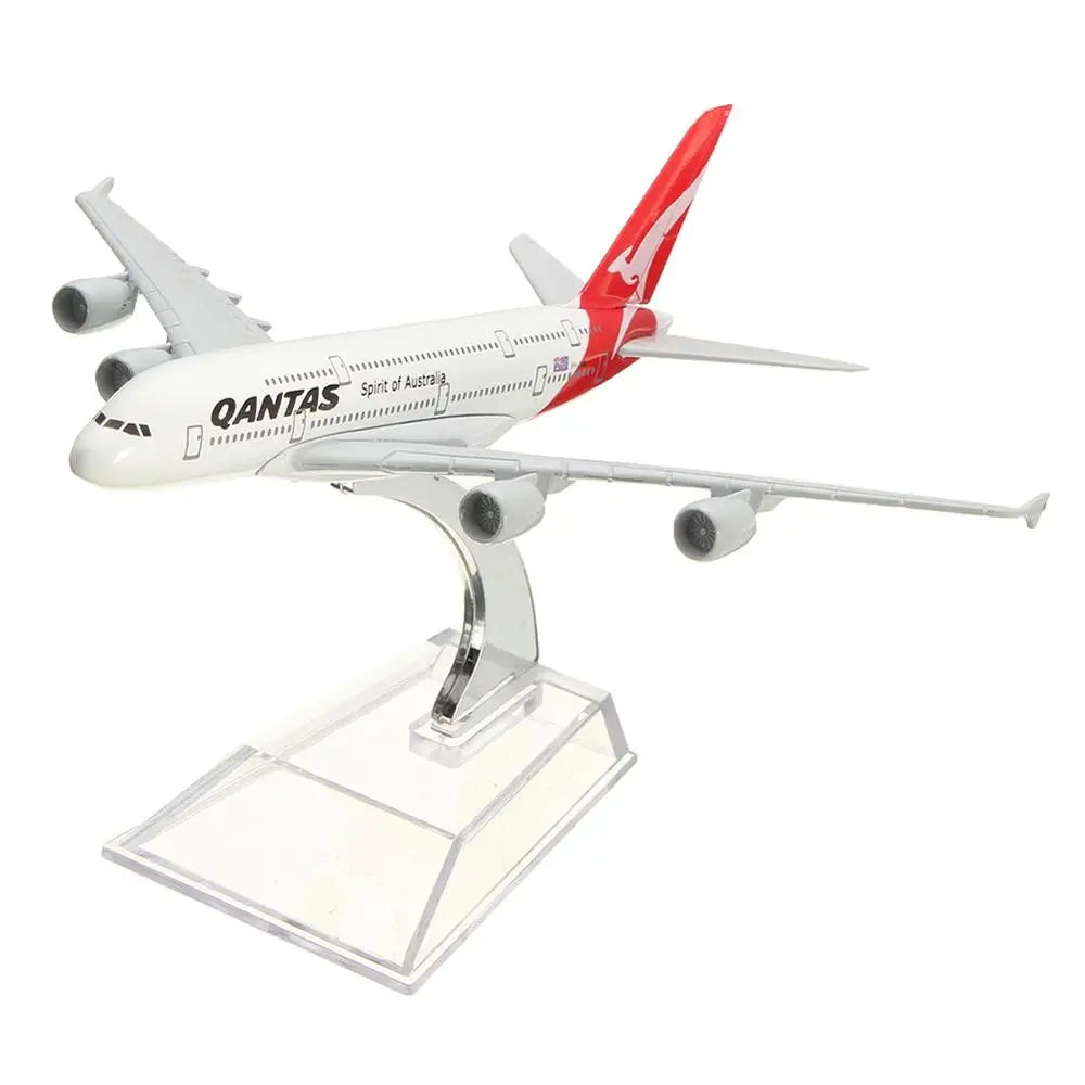 A380 коллекционная австралийская модель QANTAS 16 см металлический самолет самолета