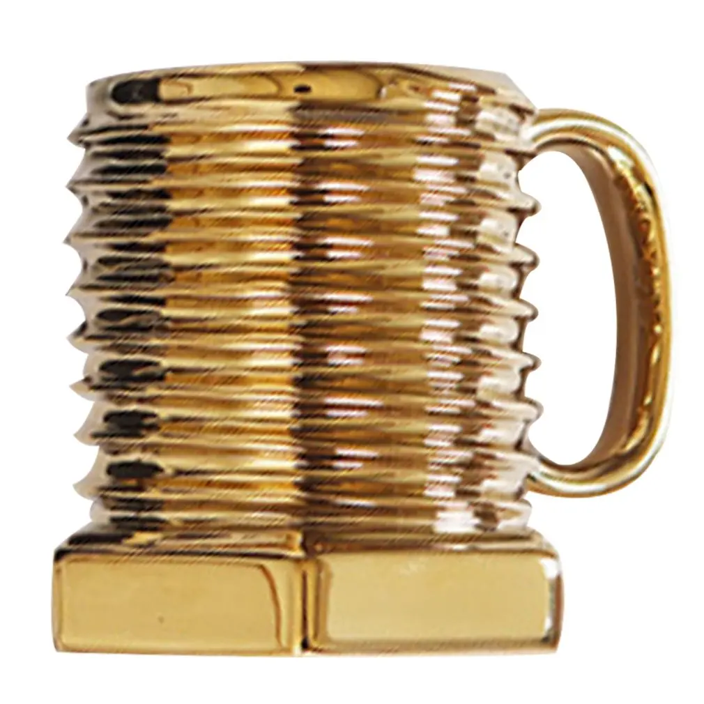 Керамическая кружка с винтовым узором креативная Подарочная для кофе чашка