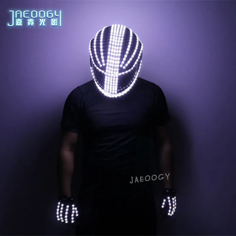 СВЕТОДИОДНЫЙ световой Перчатки для мотоцикла автомобильного освещения шлемы