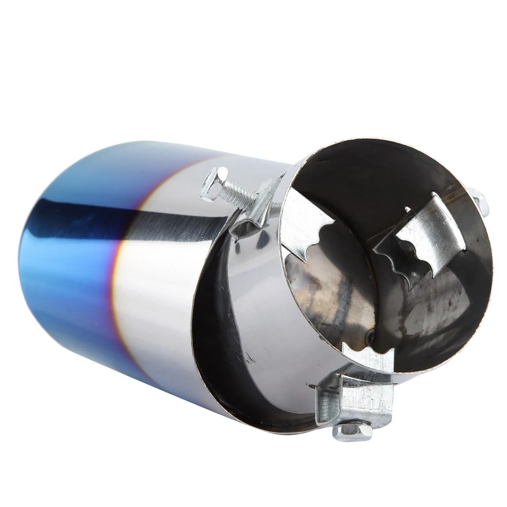 Изогнутая выхлопная труба из нержавеющей стали диаметр 5 3 8 см|Шумоглушители| |