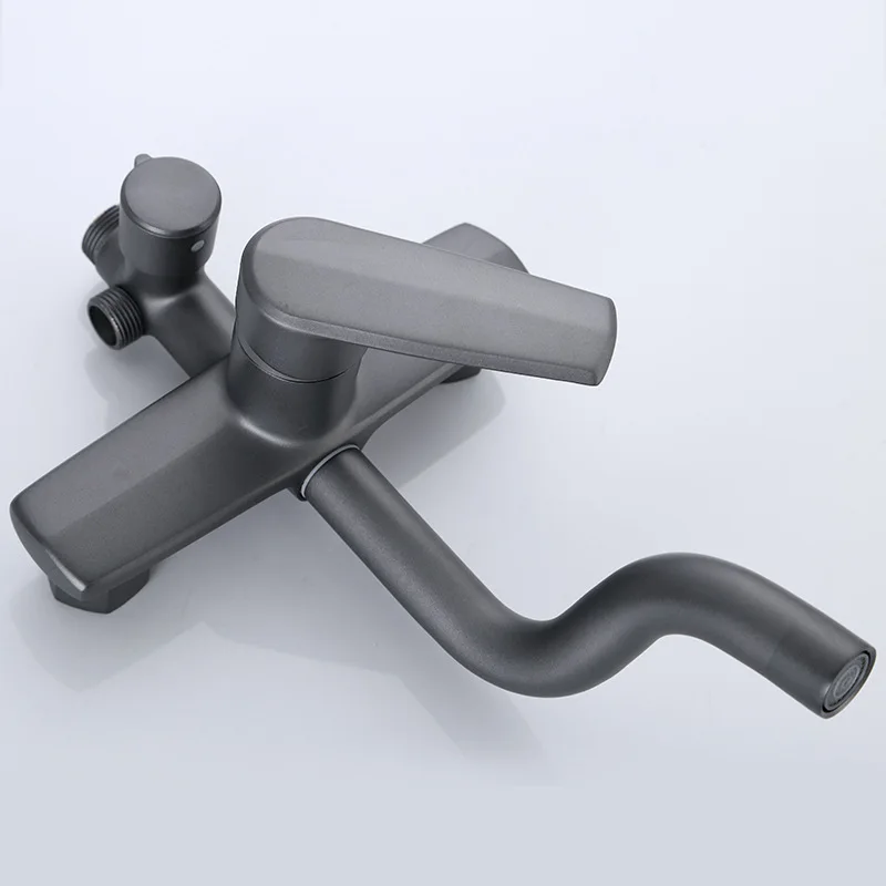 Новая насадка для душа ванной комнаты в настенном стиле черная трехступенчатая