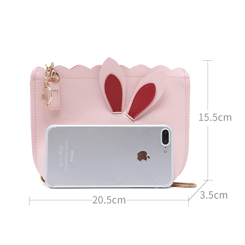 Приложение блог Мода милый кролик дизайн женская сумка мессенджер сумки