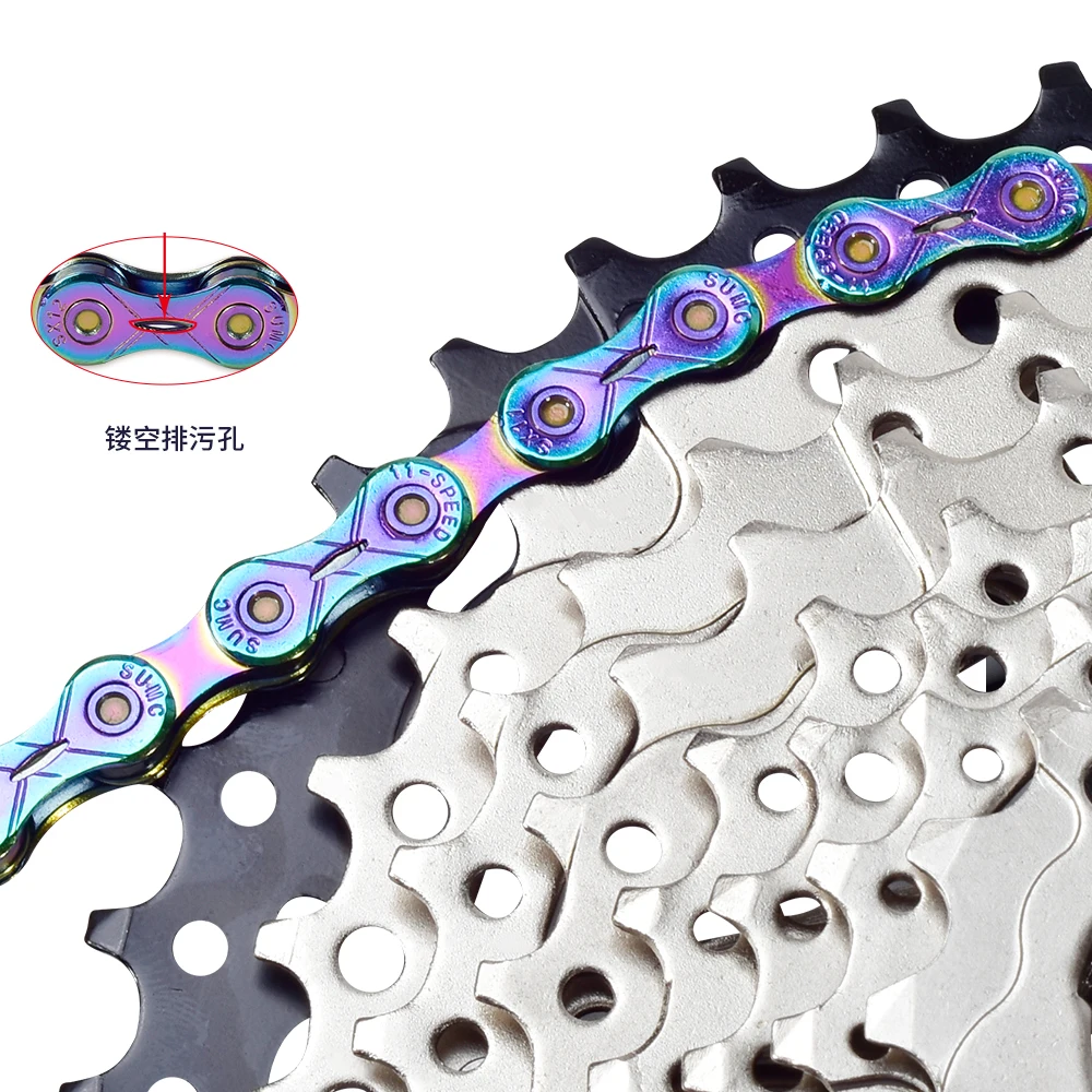 SUMC яркий велосипедный цепи горный велосипед/дорожный велосипед для Shimano/SRAM 10/11/12