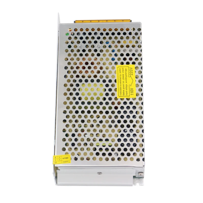 Импульсный источник питания DC12V 15A AC100 120V 200 240 в металлический чехол для камеры