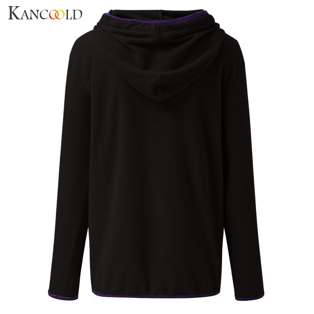 KANCOOLD пальто для женщин модные топы молния Кот отпечаток когтя с длинными