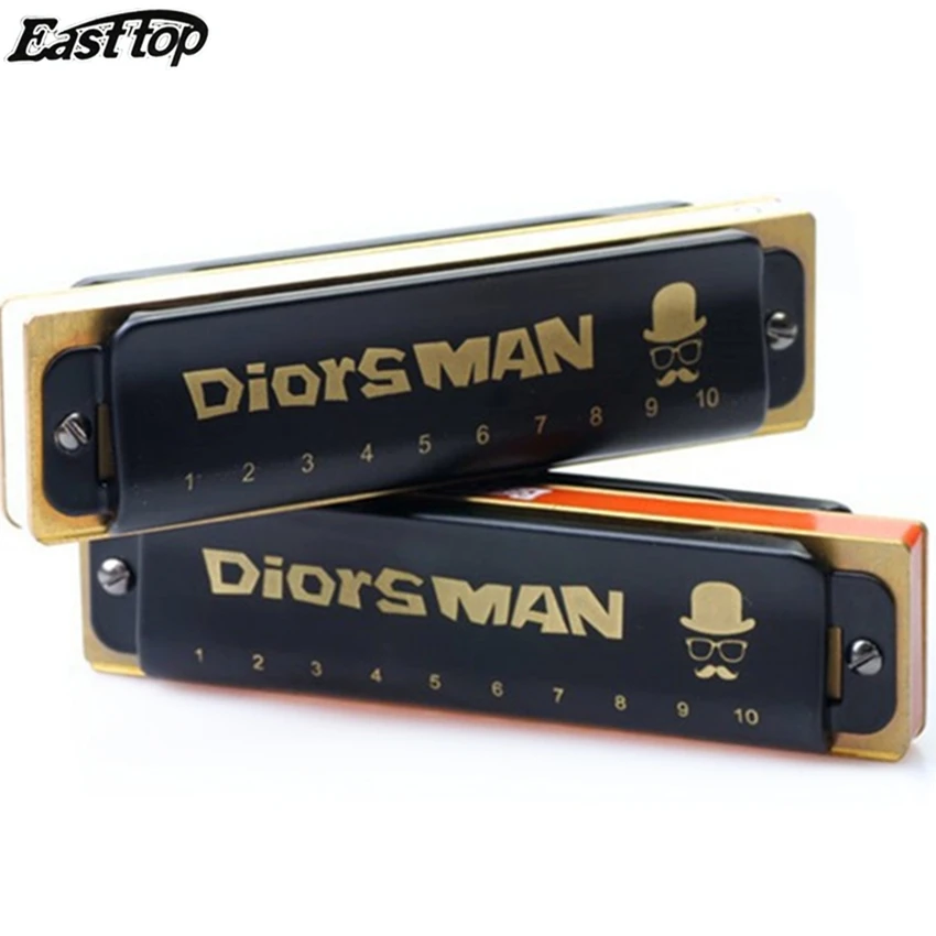 Easttop гармоника с 10 отверстиями Мужская Gaita bluetooth ключ ротом Ogan Diatone инструменты
