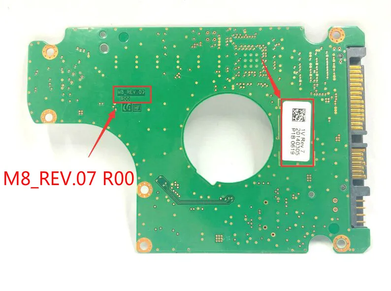1 шт. оригинальная тест HDD печатная плата ST1000LM024 100720903 04/M8_REV.07 R00