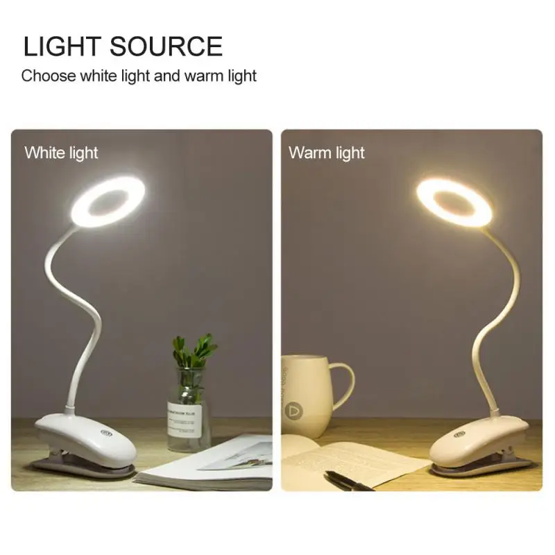 Зажим для Беспроводной настольная лампа гибкий зажим светодиодный светильник