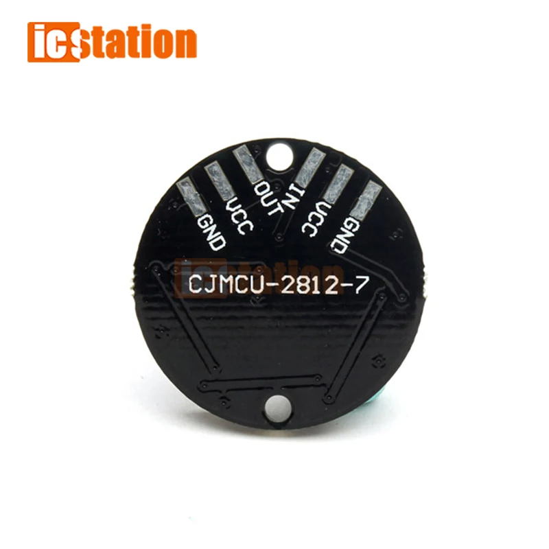 7 бит WS2812S 5050 RGB светодиодный кольцо круглого стола Украшение лампы LED со