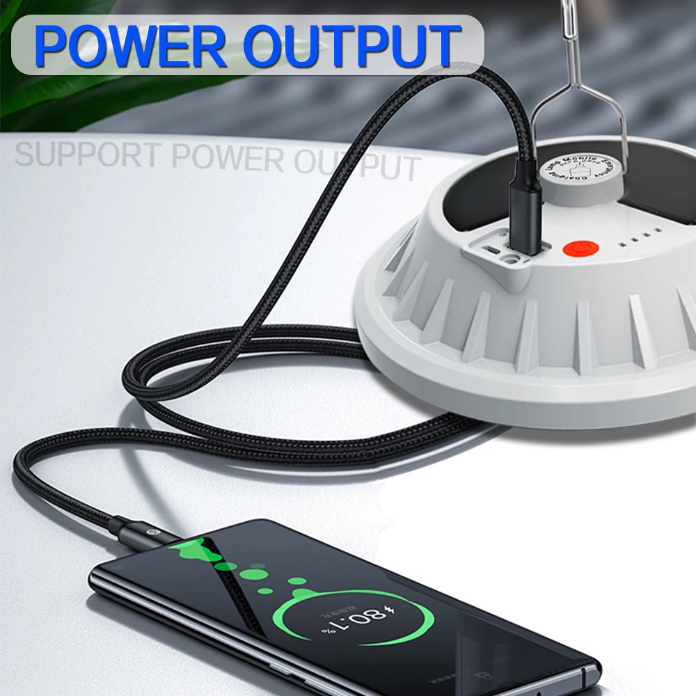 Переносной уличный фонарь для кемпинга с дистанционным управлением и