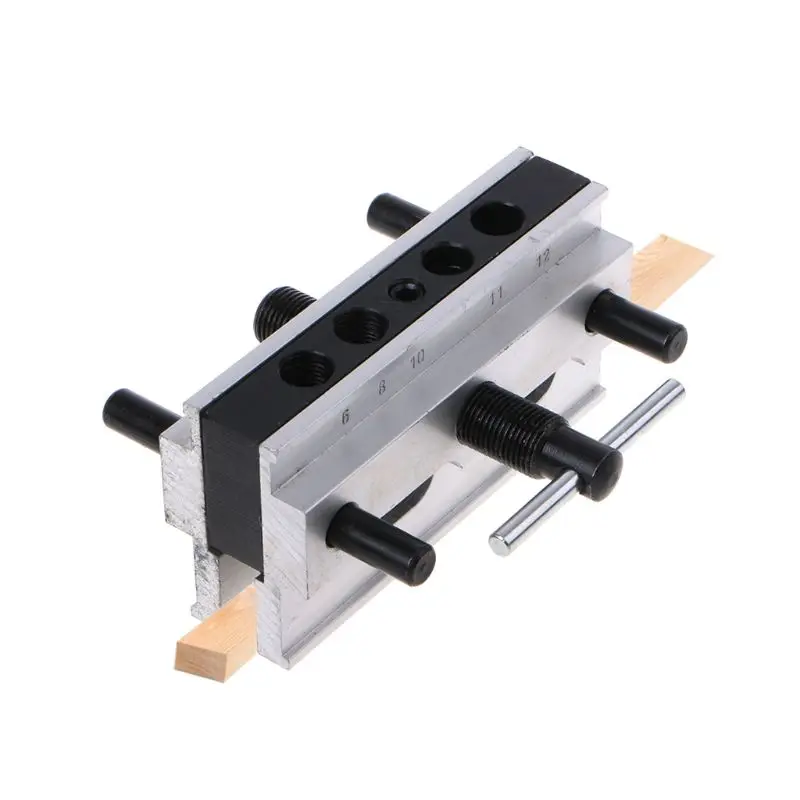 

Self Centering Doweling Jig Kit With 1/4'' 3/8'' 5/16'' Drive Adapter Drill Guide Wood Jointing Drilling Hole Woodworking
