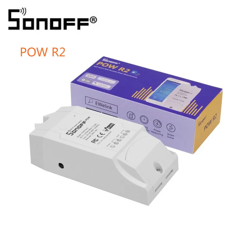 SONOFF POW R2 SONOFF POW R2 16A 3500 Вт Wifi переключатель контроллер в режиме реального времени энергопотребление монитор измерения для автоматизации умного дома - Комплект: SONOFF POW R2