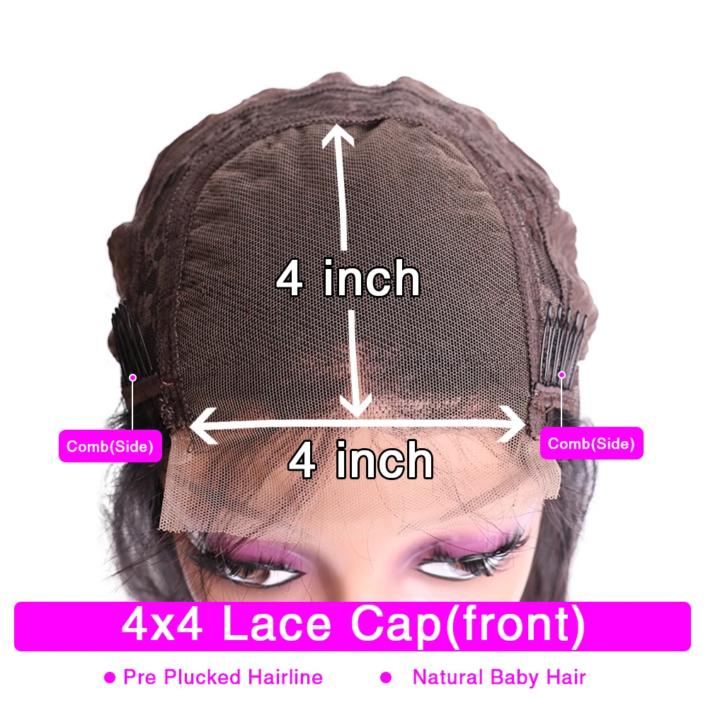 Парики из натуральных волос на коротком кружевном фронте для чернокожих женщин