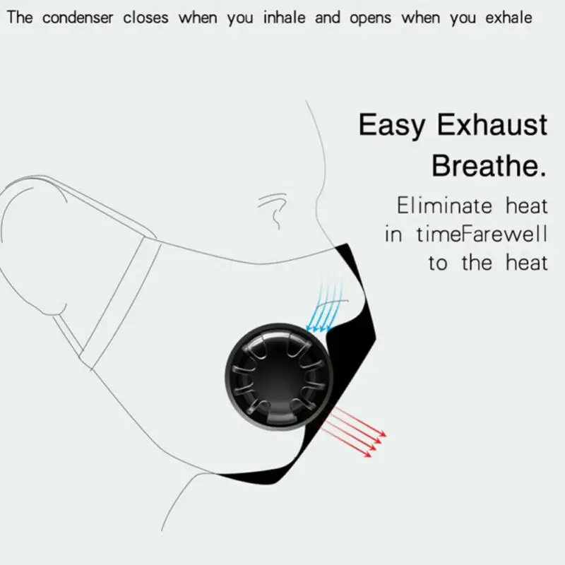 Модная однотонная хлопковая унисекс многоразовая маска для лица респиратор с