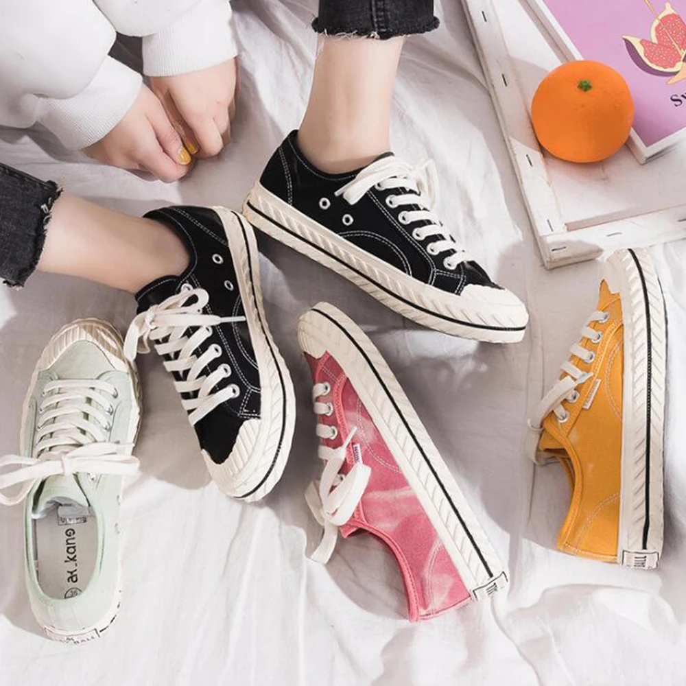 Новинка весна осень 2020 Женская Вулканизированная обувь кроссовки женская