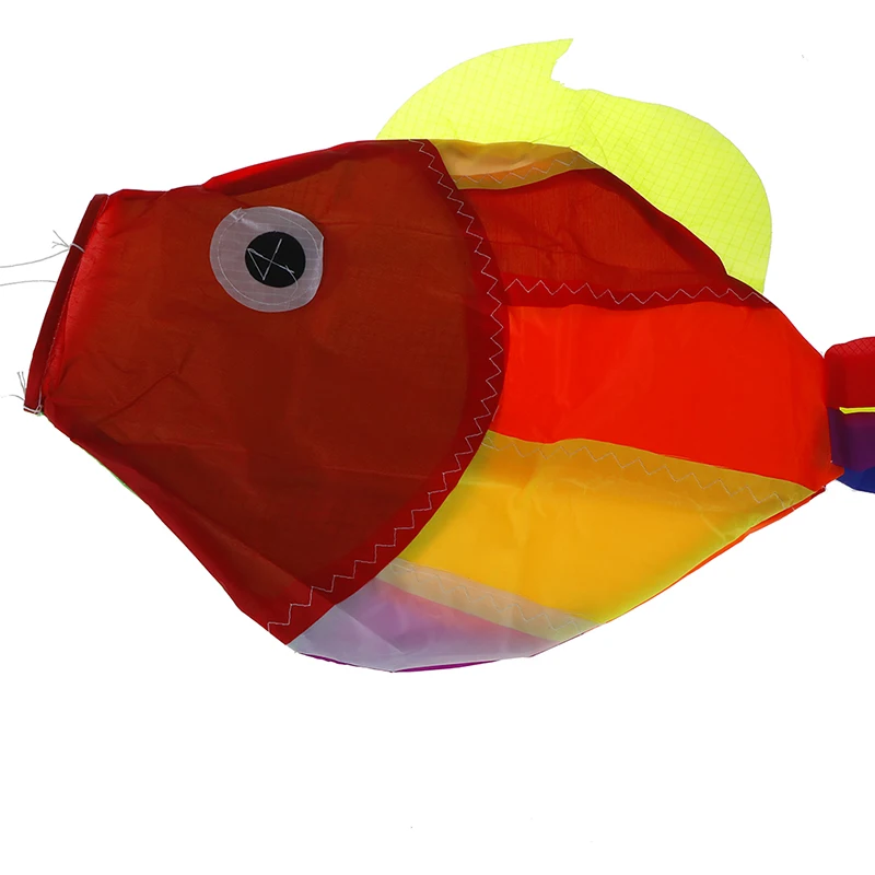 

1pc Rainbow Fish Kite Windsock Outdoor Garden Decor Kids Line Laundry Kids Toys