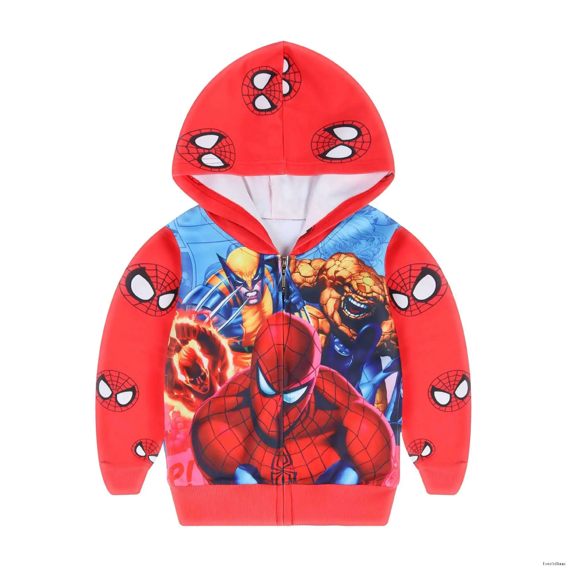 Детская толстовка с капюшоном и принтом Человек-паук | одежда обувь