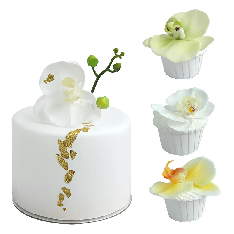 2 шт./компл. моделирование моли орхидеи Торт Цветок чашки имитация торта десерт