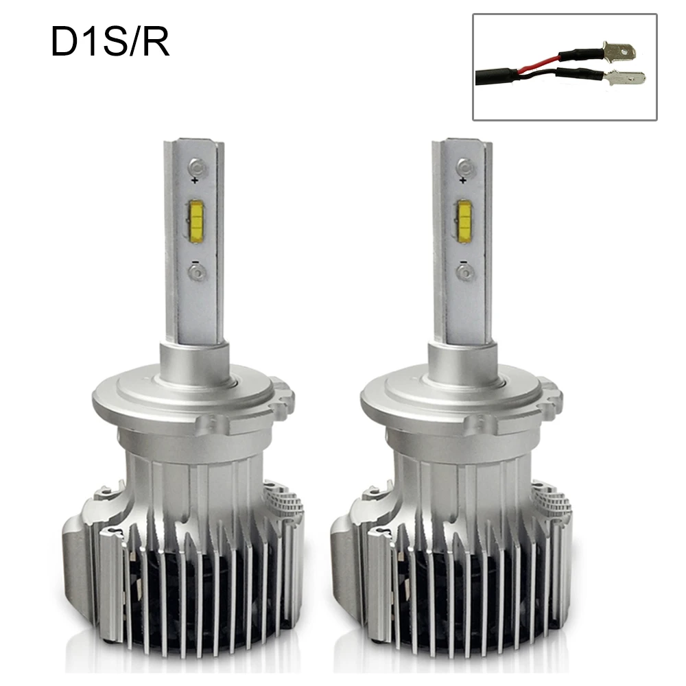 D1S D1R Мини Размеры светодиодный H7 H4 фары лампы H8 H9 H11 Автомобильные фары D2S D2R D1S D3S D4S D4R 8000LM 72 Вт 6000 К 24V мотоциклов вспомогательная лампа - Испускаемый цвет: D1S D1R