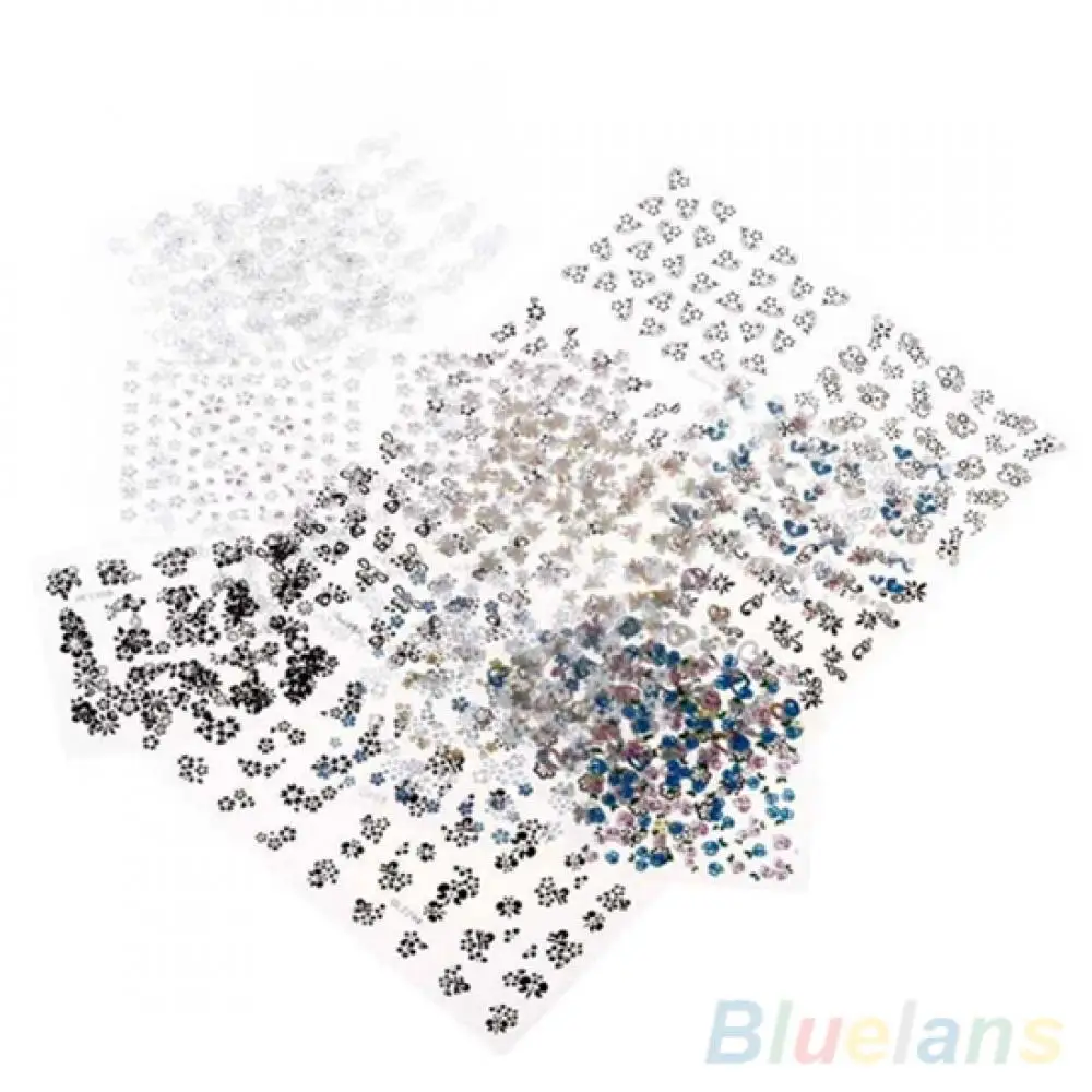 

70% Hot Sale 30 Sheets Mixed Floral Nail Art Tips Glitters Slice Decor Manicure Nail Art Decor DIY Manicure Design Accessories