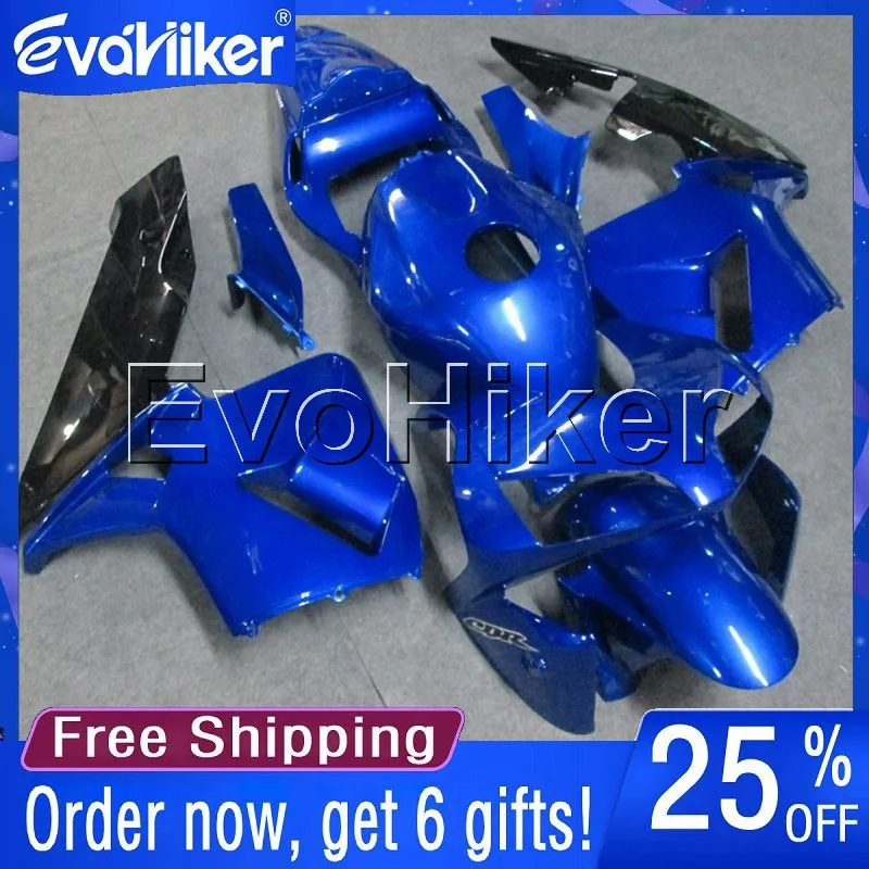

Custom motorcycle cowl for CBR600RR 2005-2006 CBR 600RRF5 05 06 motorcycle Fairing hull Injection mold blue