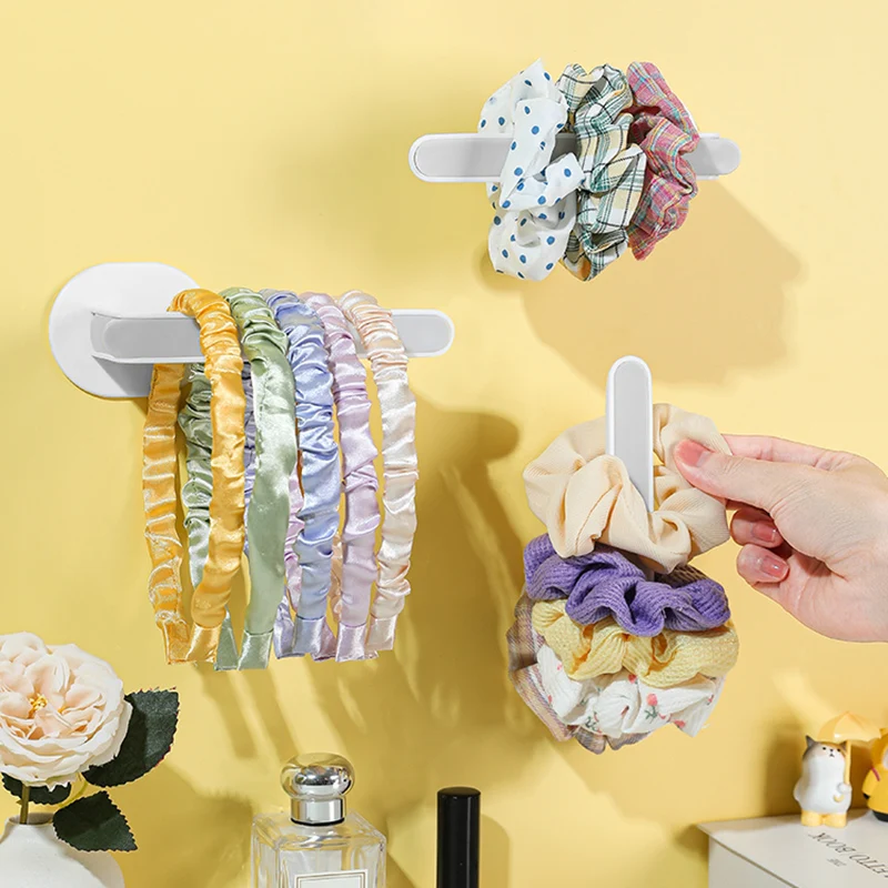 multifunctional sticky hooks hair accessories headband display storage hanging household wall door holder hanger rack organizer free global shipping