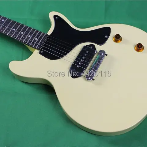 

Gleeson Junior Lp Electric Guitar Cream White Bridge P90 Pickups 1V 1T Hot Sale Version