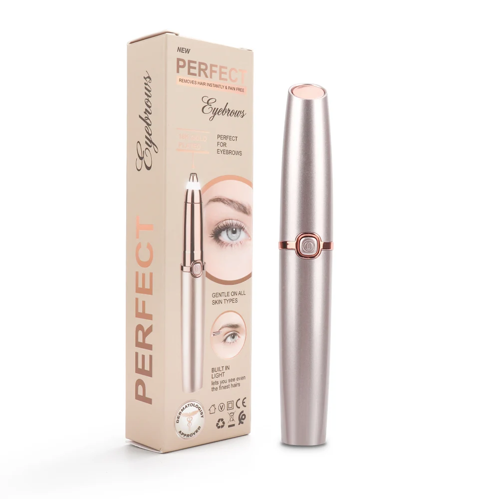 

Electric Eyebrow Trimmer Razor Mini Painless Eye Brow Epilator for Women Makeup Shaver Eyebrows Facial Hair Removal Tools